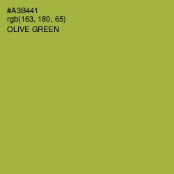 #A3B441 - Olive Green Color Image