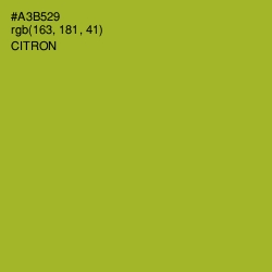 #A3B529 - Citron Color Image