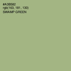 #A3B582 - Swamp Green Color Image