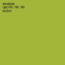 #A3B63A - Sushi Color Image