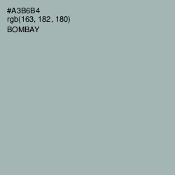 #A3B6B4 - Bombay Color Image