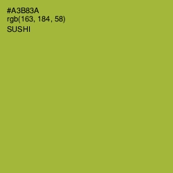 #A3B83A - Sushi Color Image
