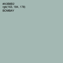 #A3B8B2 - Bombay Color Image