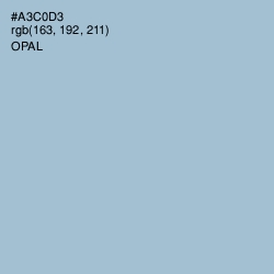 #A3C0D3 - Opal Color Image