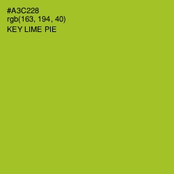 #A3C228 - Key Lime Pie Color Image