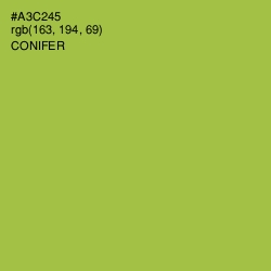 #A3C245 - Conifer Color Image