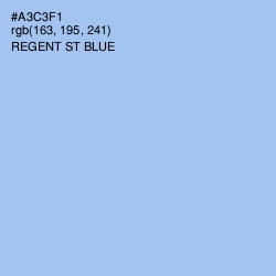 #A3C3F1 - Regent St Blue Color Image