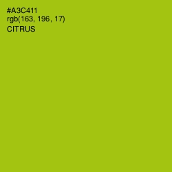 #A3C411 - Citrus Color Image