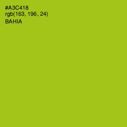 #A3C418 - Bahia Color Image