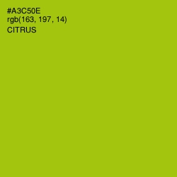 #A3C50E - Citrus Color Image