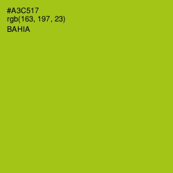 #A3C517 - Bahia Color Image