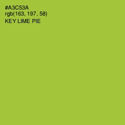 #A3C53A - Key Lime Pie Color Image