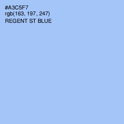 #A3C5F7 - Regent St Blue Color Image