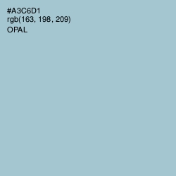 #A3C6D1 - Opal Color Image
