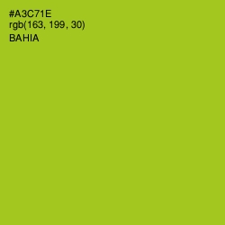 #A3C71E - Bahia Color Image