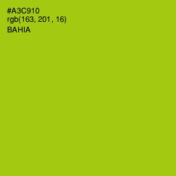 #A3C910 - Bahia Color Image