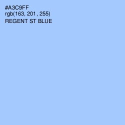 #A3C9FF - Regent St Blue Color Image
