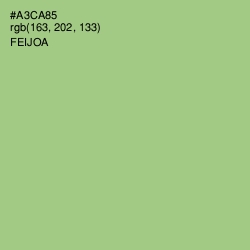 #A3CA85 - Feijoa Color Image