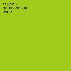 #A3CB1D - Bahia Color Image