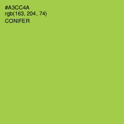 #A3CC4A - Conifer Color Image