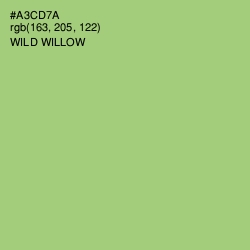 #A3CD7A - Wild Willow Color Image