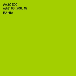 #A3CE00 - Bahia Color Image