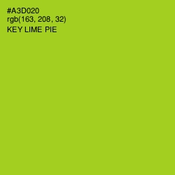 #A3D020 - Key Lime Pie Color Image