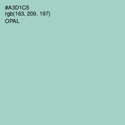 #A3D1C5 - Opal Color Image