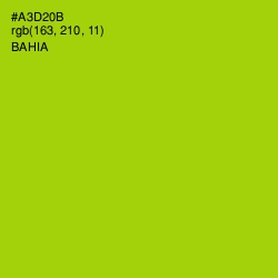 #A3D20B - Bahia Color Image