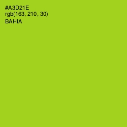 #A3D21E - Bahia Color Image