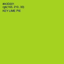 #A3D221 - Key Lime Pie Color Image