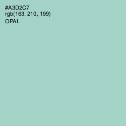 #A3D2C7 - Opal Color Image