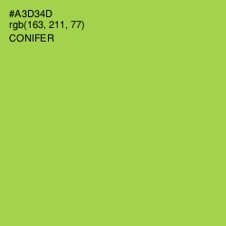 #A3D34D - Conifer Color Image