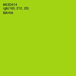 #A3D414 - Bahia Color Image