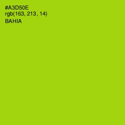 #A3D50E - Bahia Color Image