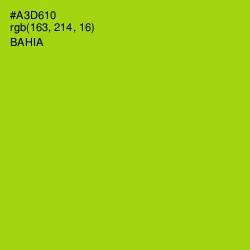 #A3D610 - Bahia Color Image