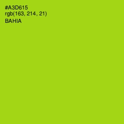 #A3D615 - Bahia Color Image