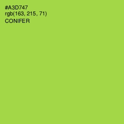 #A3D747 - Conifer Color Image