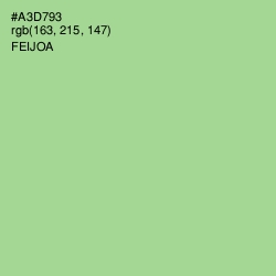 #A3D793 - Feijoa Color Image