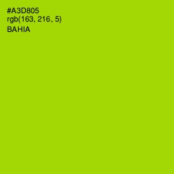 #A3D805 - Bahia Color Image