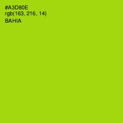 #A3D80E - Bahia Color Image