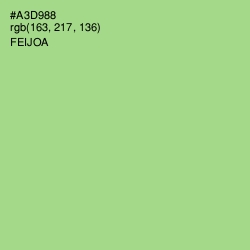 #A3D988 - Feijoa Color Image