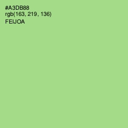 #A3DB88 - Feijoa Color Image