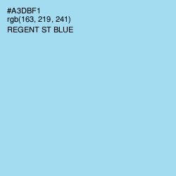 #A3DBF1 - Regent St Blue Color Image