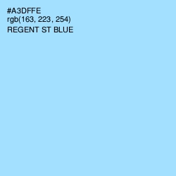 #A3DFFE - Regent St Blue Color Image