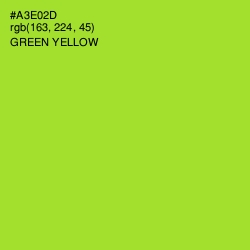 #A3E02D - Green Yellow Color Image