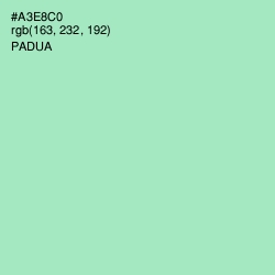 #A3E8C0 - Padua Color Image