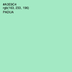 #A3E9C4 - Padua Color Image
