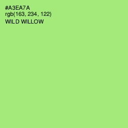 #A3EA7A - Wild Willow Color Image