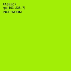 #A3EE07 - Inch Worm Color Image